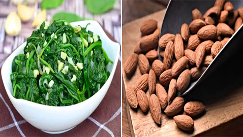 بينها اللوز والسبانخ.. 10 أطعمة خارقة لتقوية عضلات الساقين