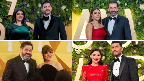 ثنائيات خطفت الأنظار برومنسيتها على السجادة البنفسجية