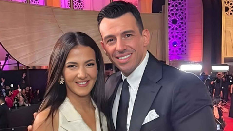 كايلا ابنة دنيا سمير غانم في مشهد تمثيلي طريف مع والدها 