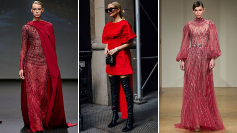 اختاروا فساتين حمراء موضة 2025 لإطلالة رومانسية في يوم الحب