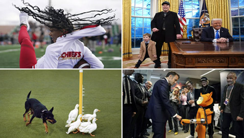 باقة من الصور الطريفة سجلتها عدسات الكاميرات لأحداث هذا الأسبوع