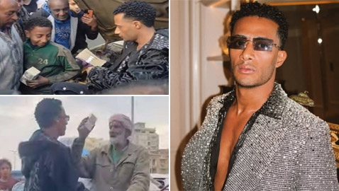 محمد رمضان يجبر بخاطر الفقراء: فاجأ طفلا صبي ميكانيكي وعجوزا جامع قمامة بـ100 ألف جنيه لكل منهما!