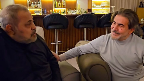 جورج وسوف يحتفل مع عابد فهد في منزله بعيد ميلاده.. أطل بوزن زائد!