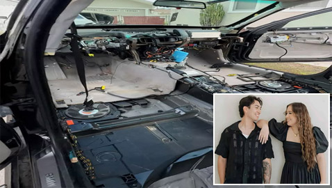 زوج يفكك سيارته بالكامل بحثا عن خاتم زوجته المفقود! (صور)