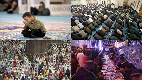 بالصور: كيف استقبل العالم شهر رمضان المبارك..؟