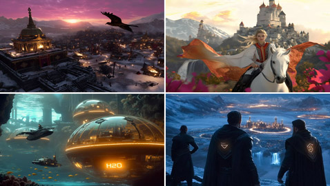 رحلة عبر الذكاء الاصطناعي إلى بلاد الأساطير والحكايات الخيالية