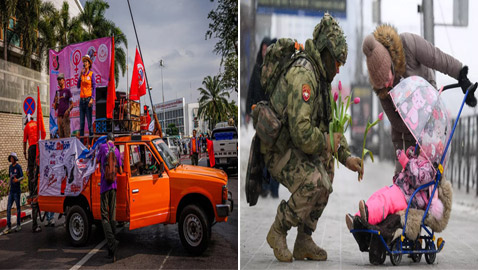 بالصور: احتفالات يوم المرأة العالمي من أماكن مختلفة حول العالم