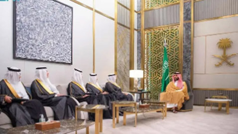 هذه قصة اللوحة الفنية المعلقة في مكتب ولي العهد السعودي