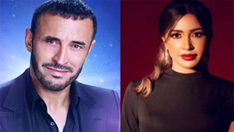 كاظم الساهر وجنات يهديان الأمهات اغنية  (أمي) في عيدهن