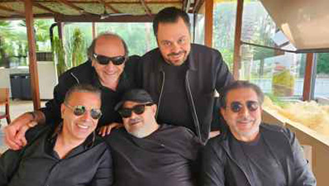 جورج وسوف بأحدث ظهور مع عابد الفهد.. الصحبة الحلوة