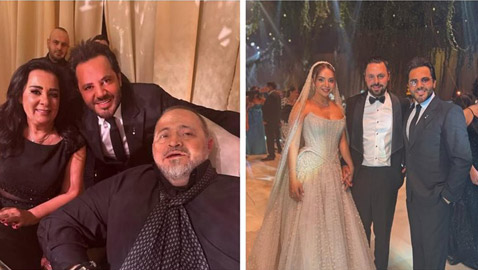 جورج وسوف يحتفل بزفاف ابنه حاتم بحضور النجوم ويغني مع راغب علامة