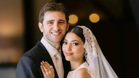 الفنانة مي الغيطي تدخل القفص الذهبي.. زوجها طبيب بريطاني اشهر إسلامه من اجلها