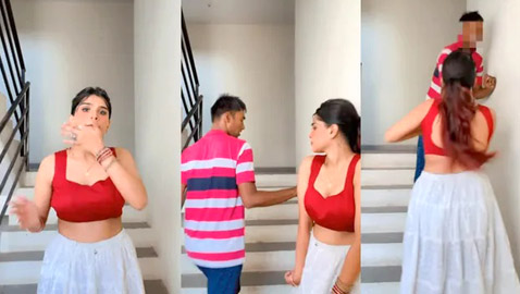 مؤثرة هندية شابة تتعرض للتحرش أثناء التصوير! ردة فعلها أثارت الاعجاب