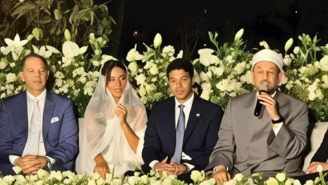 عقد قران حفيد عادل إمام في أجواء عائلية.. ما سبب غياب الزعيم؟