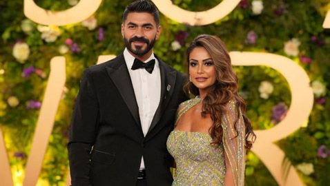 بكاء ولحظات مؤثرة: لقطات نادرة من زفاف الفنان خالد سليم وزوجته خيرية