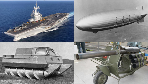 اليكم أفشل الاختراعات العسكرية عبر التاريخ
