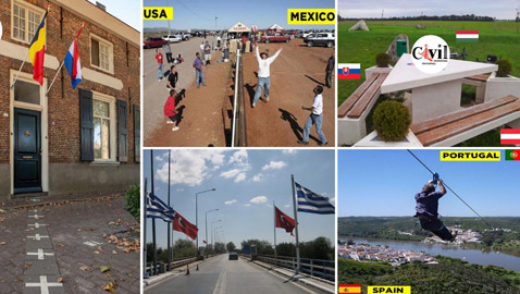 أغرب وأروع الحدود بين دول العالم 