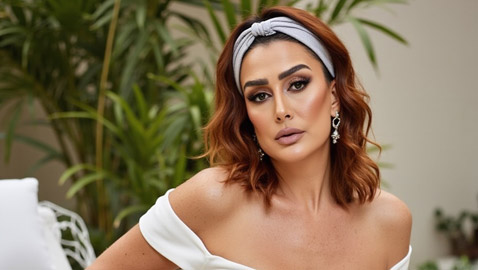 غادة عبد الرازق في جلسة تصوير مزيفة.. ما الحكاية؟