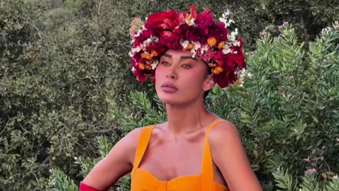 نادين الراسي بإطلالة جريئة وغريبة.. والجمهور يمنحها أوسكار أغرب إطلالات!!