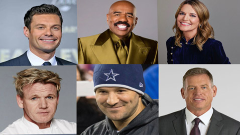 قائمة 25 مذيعاً الأعلى أجرا على شاشات التلفزيون.. احدهم يبلغ راتبه 37.5 مليون دولار سنويا!