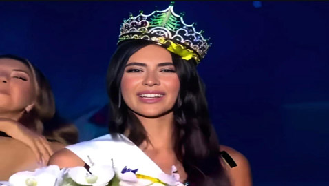 بعد منافسة ساخنة مع 15 متسابقة فوز الحسناء بيرلا حرب بتاج ملكة جمال لبنان 2025