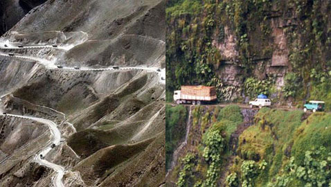 طرق الموت.. إليكم أغرب وأخطر 7 شوارع في العالم