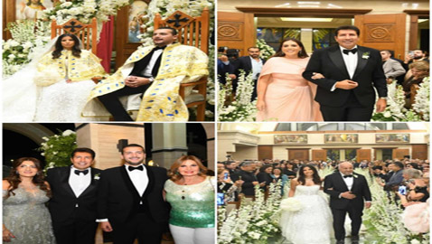 حفل زفاف نجل هاني رمزي: حضور العديد من نجوم الفن ووزير الرياضة 