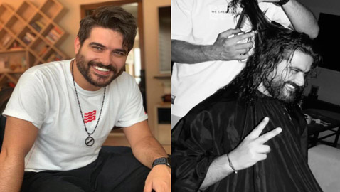 ناصيف زيتون يقص شعره الطويل ويظهر بـ لوك جديد.. وينتظر ذا فويس!