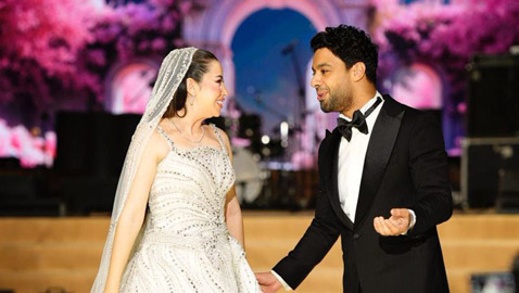 نجوم الفن يشاركون بحفل زفاف أسطوري لـ أحمد جمال وفرح الموجي