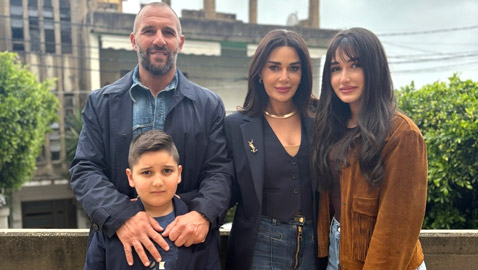 سيرين عبد النور تحتفل مع عائلتها بأحد الشعانين في لبنان