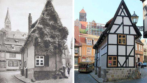 صور ملفتة لأشهر مدن أوروبية.. منذ 100 عام والآن