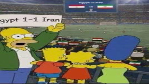 هل فعلا تنبأ المسلسل الشهير عائلة سيمبسون بنتيجة المباراة بين مصر وإيران؟
