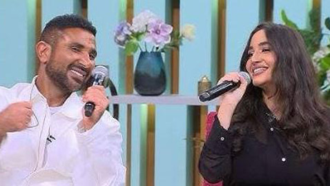 صور أحمد سعد مع ابنته جودي التي ستغني معه بالاسبانية لأول مرة  
