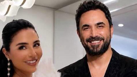 لقطات من سهرة الفنان نادر الأتات وعروسه جنى قبل زفافهما 